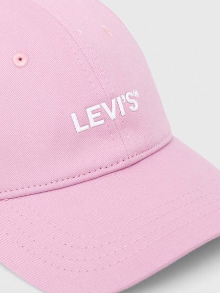 Pamučna kapa Levi's® ružičasta