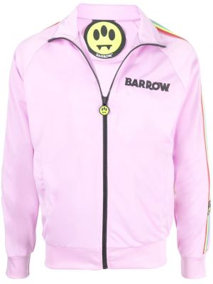Pulover s črtami Barrow roza