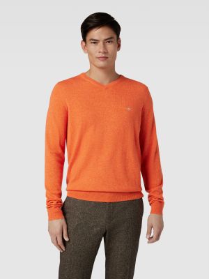 Dzianinowy sweter Fynch-hatton pomarańczowy