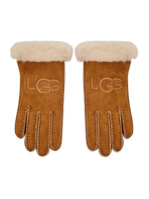 Rękawiczki Ugg brązowe