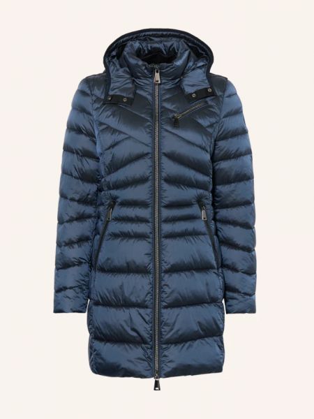 Утепленное стеганое пальто Gil Bret синее