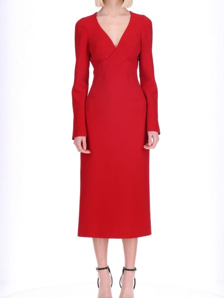Красное платье Ermanno Scervino