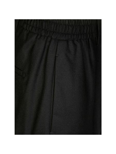 Pantalones de lana Tagliatore negro