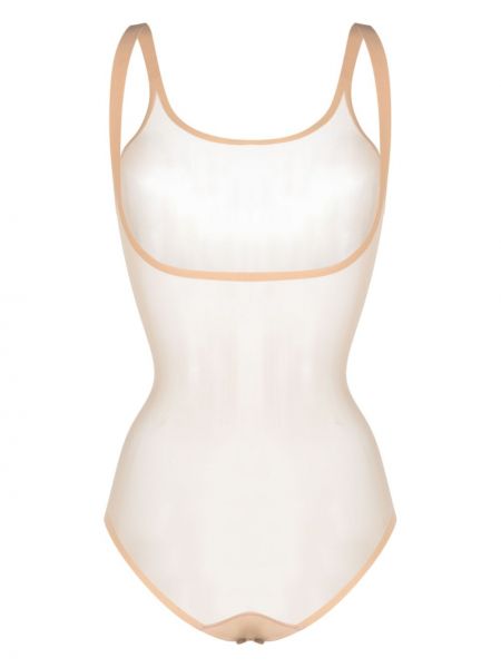 Body di tulle Wolford beige