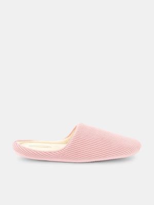 Terciopelo calzado énfasis rosa