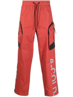 Nohavice s potlačou A-cold-wall* červená