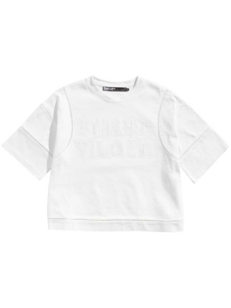 Broderet sweatshirt Bimba Y Lola hvid