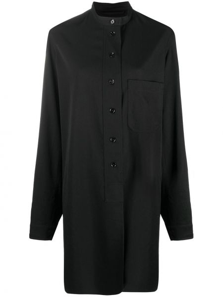 Рубашка удлиненная Lemaire, черная