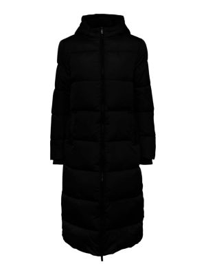 Zimný kabát Pieces Petite čierna