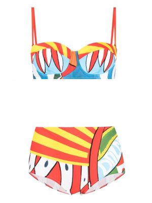 Bikini con stampa Dolce & Gabbana