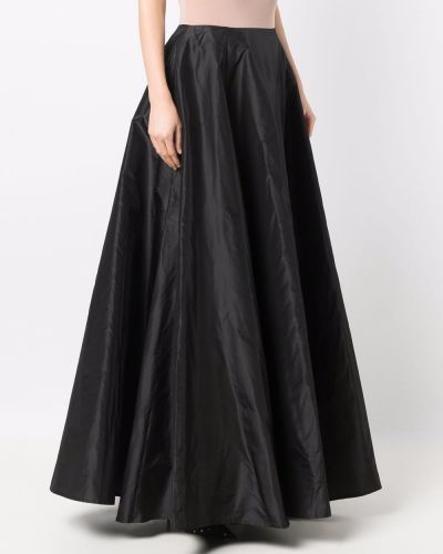 Plisované dlouhá sukně Balenciaga černé