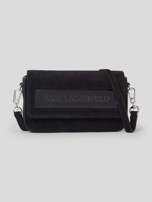 Kožna torbica od brušene kože Karl Lagerfeld