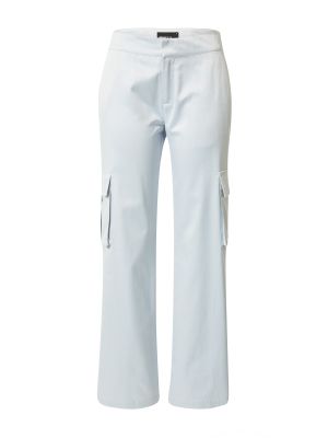 Jednofarebné nohavice s vysokým pásom na zips Gina Tricot
