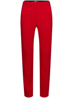 Pantaloni Karl Lagerfeld roșu