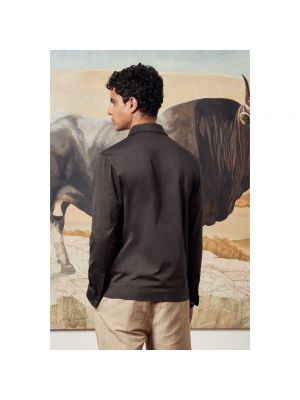 Poloshirt aus baumwoll Massimo Alba schwarz