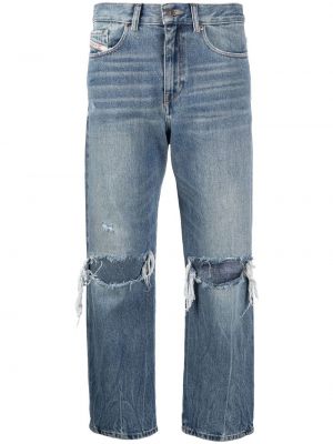 Jean droit Diesel bleu