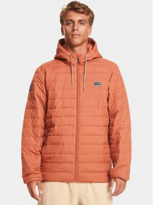 Kapucnis kabát Quiksilver narancsszínű