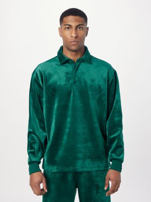 Кадифена тениска Adidas Originals зелено
