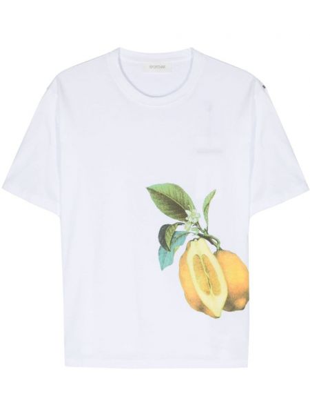 T-shirt en coton Sportmax blanc