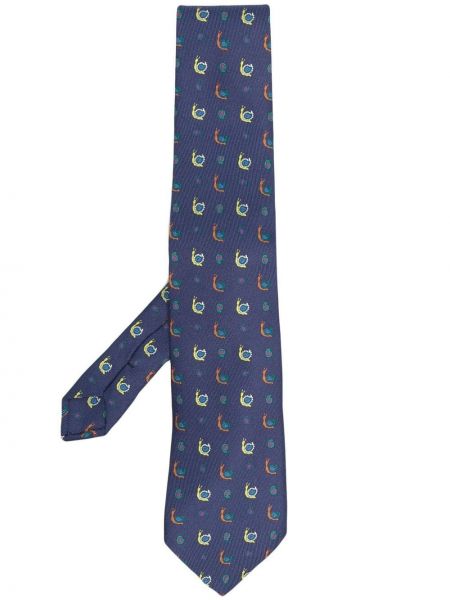 Corbata con estampado Etro azul