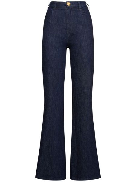 Flare jeans med hög midja Giambattista Valli blå