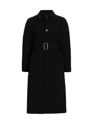 Шерстяное пальто Burberry черное