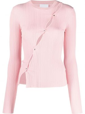 Top a maniche lunghe Paris Georgia rosa