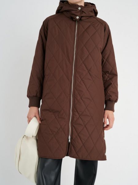 Płaszcz zimowy Inwear brązowy