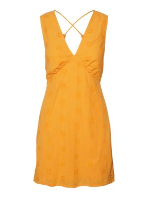 Mini suknele Vero Moda oranžinė