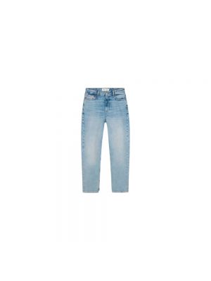 Retro straight jeans Samsøe Samsøe blau