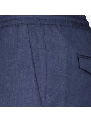 Pantalones de chándal de lana Dior azul