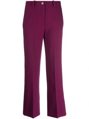 Rovné kalhoty Alysi fialové