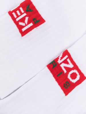 Chaussettes à imprimé Kenzo blanc