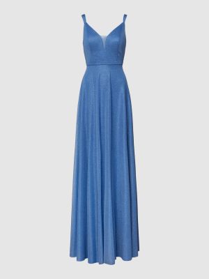Sukienka wieczorowa w serca Troyden Collection błękitna