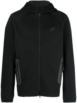 Fleece hoodie mit reißverschluss Nike schwarz