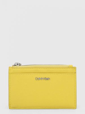 Portfel Calvin Klein żółty