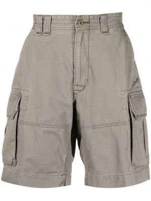 Volnene cargo kratke hlače z vezenjem iz rebrastega žameta Polo Ralph Lauren