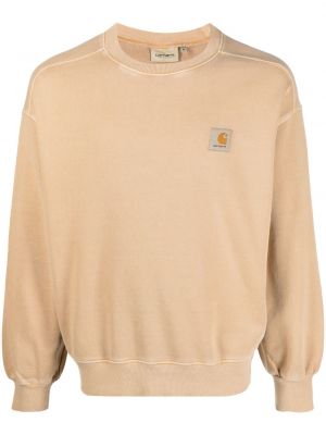 Sweatshirt med mönster i enfärgad Carhartt Wip