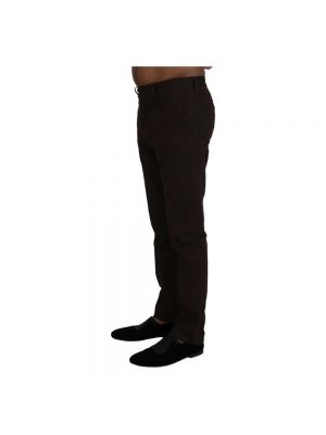 Pantalones de algodón Bencivenga marrón