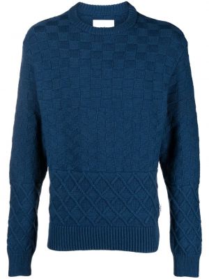 Пуловер с кръгло деколте Arte синьо