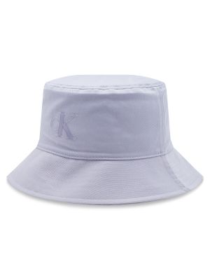 Kepurė su snapeliu Calvin Klein Jeans violetinė