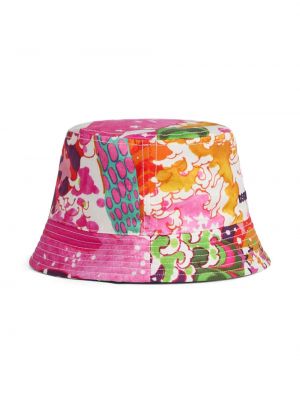 Cepure ar izšuvumiem ar apdruku Dsquared2 rozā