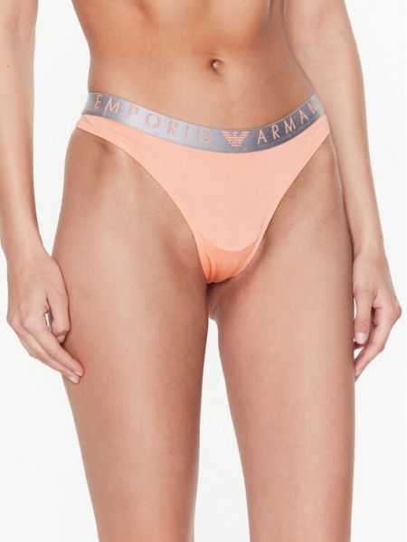 Стринги Emporio Armani Underwear оранжевые
