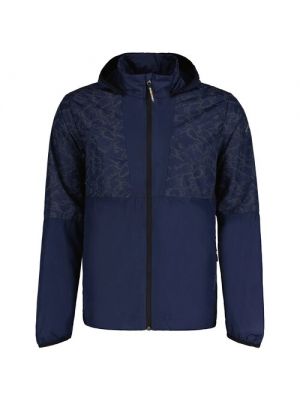 Куртка Rukka для бега, силуэт прямой, складывается в карман, карманы, вентиляция, светоотражающие элементы, ветрозащитная, S синий