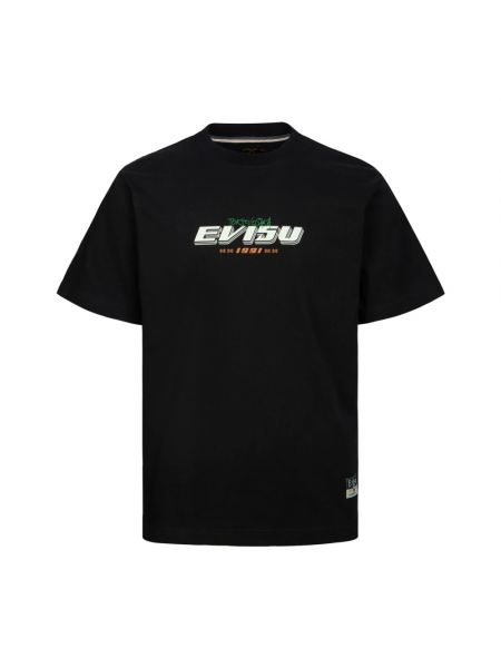 T-shirt Evisu schwarz