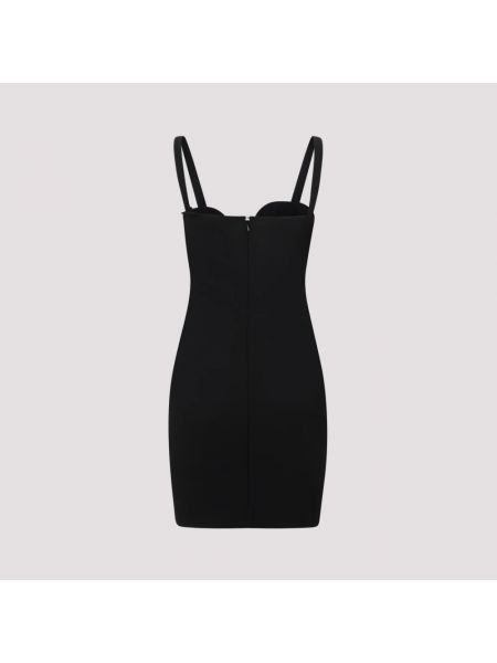 Mini vestido asimétrico Nensi Dojaka negro