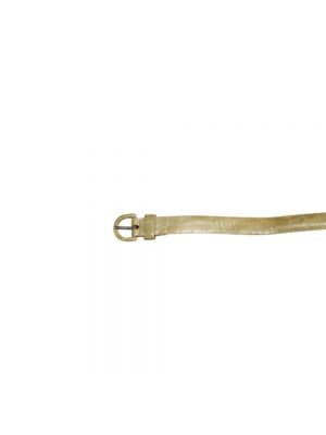 Cinturón de cuero Armani Pre-owned beige