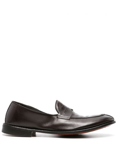 Pantofi loafer din piele Alberto Fasciani maro