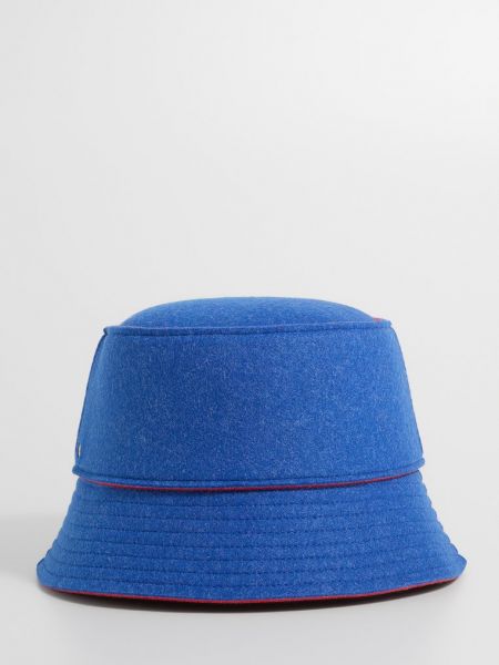 Niebieski kapelusz Tory Burch