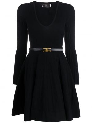 Strikket dress Elisabetta Franchi svart